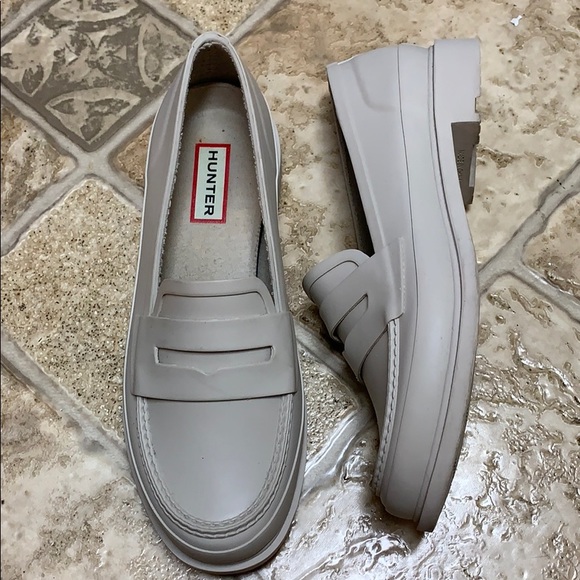 HUNTER REFINED PENNY LOAFER MATTE （CLT） Hunter refined penny loafer matte + FREE SHIPPING | Zappos